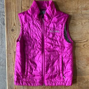 Columbia Fuchsia Quilted Vest